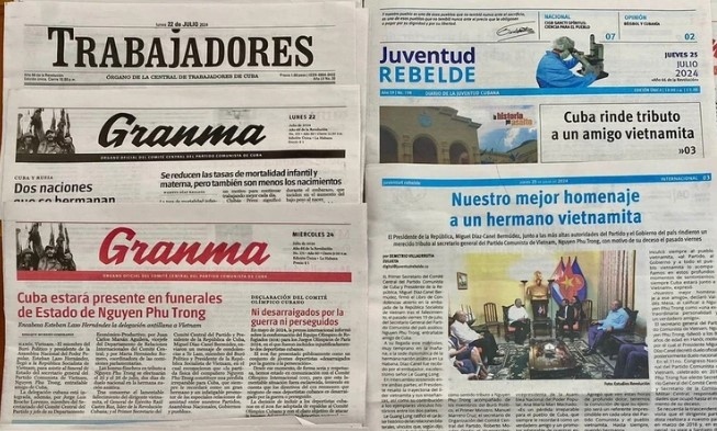 Vietnamese Party chief's contributions in Cuban media spotlight
